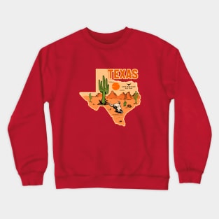 Texas and vintage Crewneck Sweatshirt